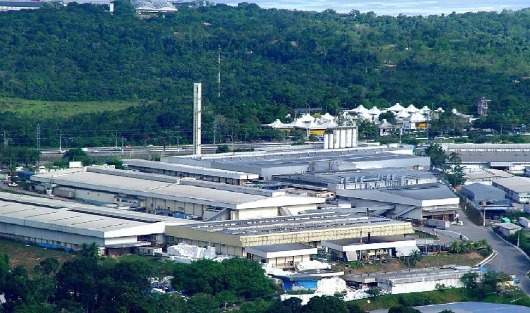 Parque industrial da Zona Franca de Manaus
