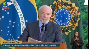 Presidente Lula ressalta importância da Amazônia e anuncia uma série de medidas para a proteção da floresta e dos povos tradicionais (Foto: Reprodução/YouTube)