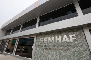 Fachada da nova Secretaria de Habitação da Prefeitura de Manaus (Foto: Semcom)