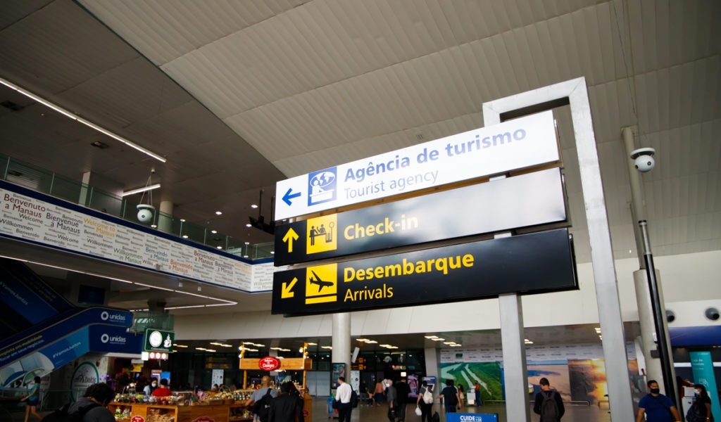 Desembarque no Aeroporto Internacional Eduardo Gomes (Foto: AeroIn)
