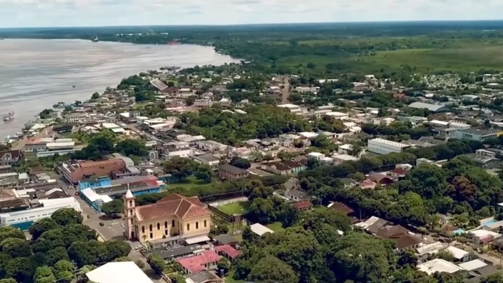 Vista aérea da cidade de Itacoatiara (Foto: Prefeitura de Itacoatiara)