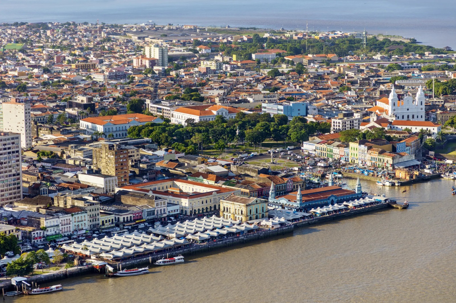 Vista aérea da cidade de Belém, capital do Pará (Foto: REprodução/internet)