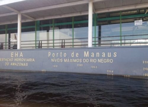Rio Negro não deve atingir nem a cota de cheia severa este ano (Foto: Reprodução)