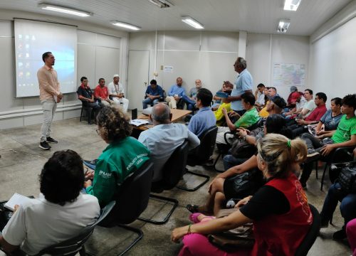 Ambientalistas se reuniram na sede do Ibama para discutir as pautas em comum e criar nova entidade do setor (Foto: Ibama)